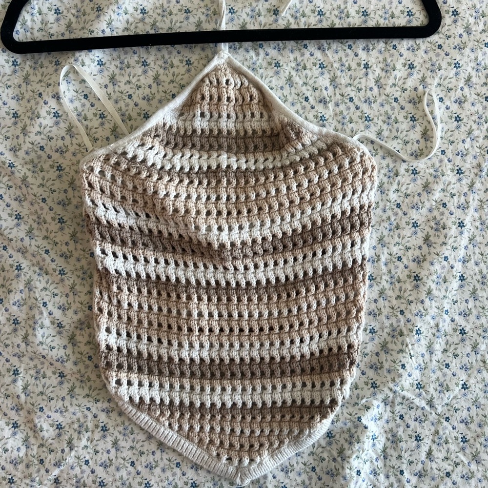 Abercrombie Crochet Bandana Top
